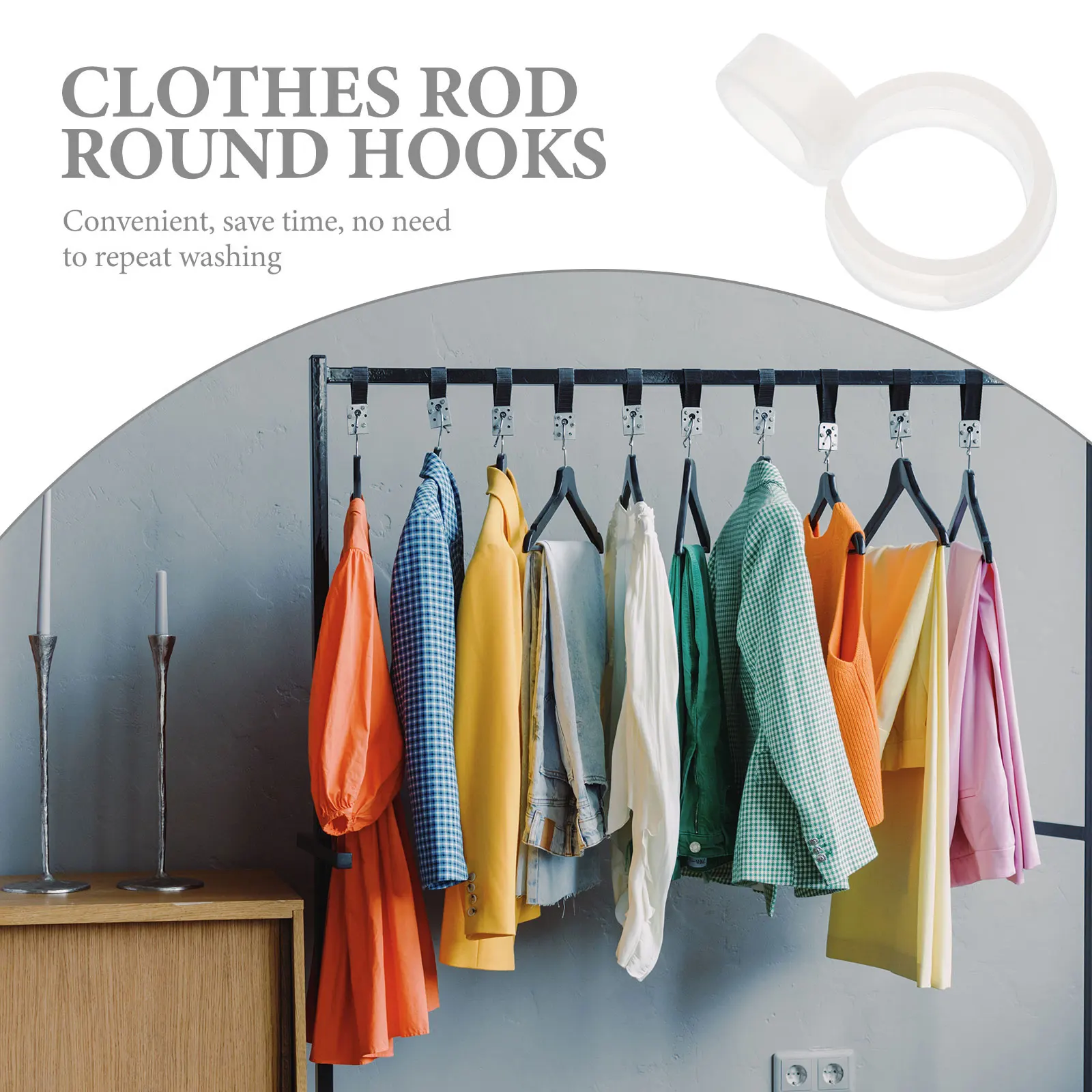 60pcs Rod Round Hooks Household Buckle Hooks Anti-Slip Fixing Hook For Drying Reusable Non-Skid Clothes Hanger 
60pcs Rod Round Hooks Household Buckle Hooks Anti-Slip Fixing Hook For Drying Reusable Non-Skid Clothes Hanger