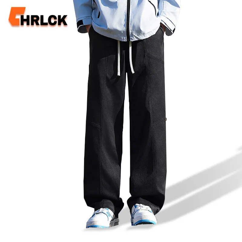 CHRLCK Plus Men's Loose Fit Straight Leg Pants Design-Sensual Relaxed Pants New Style of Street Jeans in Spring and Autumn
CHRLCK Plus Men's Loose Fit Straight Leg Pants Design-Sensual Relaxed Pants New Style of Street Jeans in Spring and Autumn