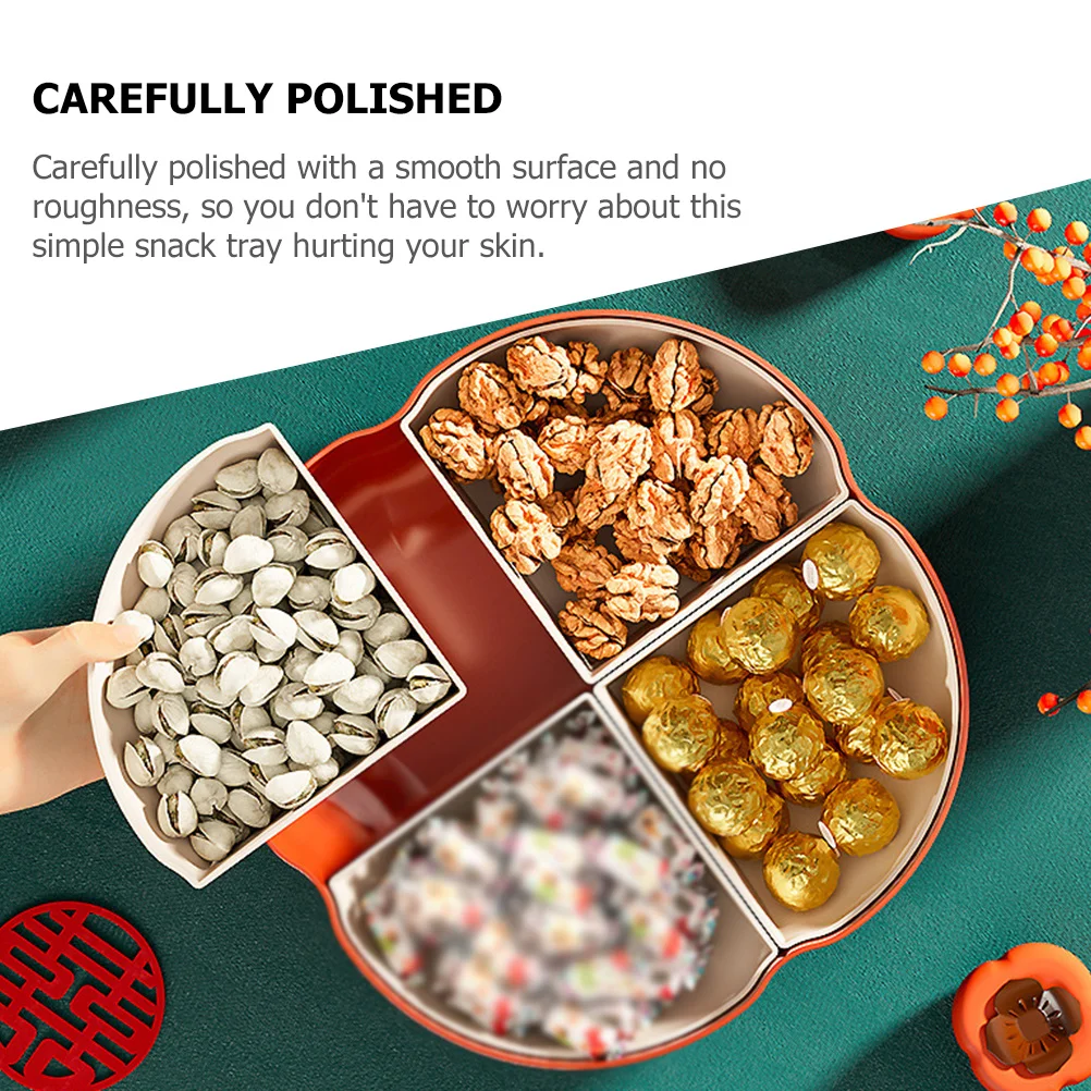 Snack Tray Storage Box Portable Dessert Plate Serving Household Candy Reusable Dried Fruit Creative Fun Kitchen Bar 
Snack Tray Storage Box Portable Dessert Plate Serving Household Candy Reusable Dried Fruit Creative Fun Kitchen Bar
