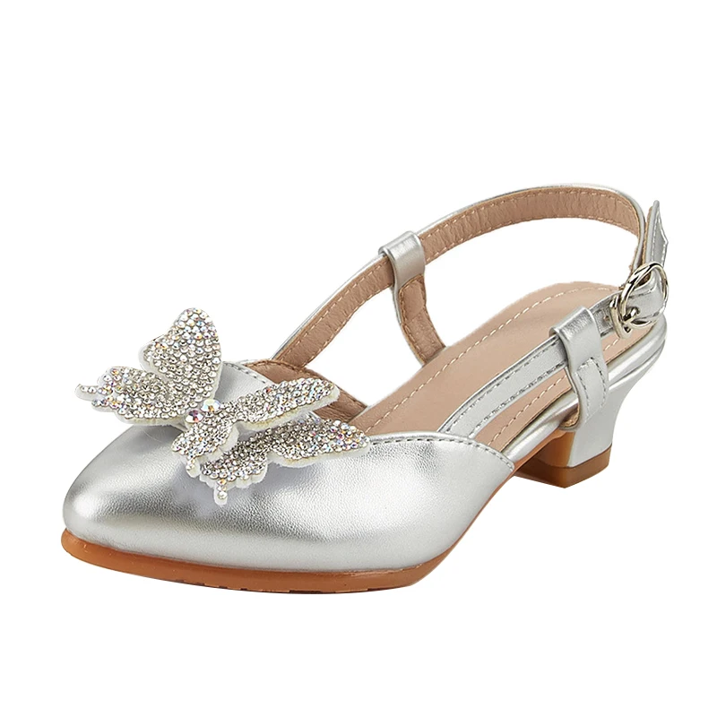 2026 Summer Girls' Princess Sandals Pointed Toe Rhinestone Butterfly Kids High Heel Fashion Girls Casual Party Dress Footwear
2026 Summer Girls' Princess Sandals Pointed Toe Rhinestone Butterfly Kids High Heel Fashion Girls Casual Party Dress Footwear