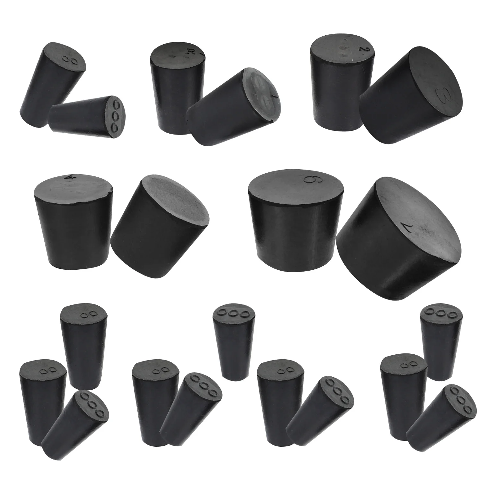 27pcs Stoppers Plugs Lab Equipment Assorted Sizes Leak Proof Sealing Solid Rubber Stopper For Container Lab Bungs Replacement
27pcs Stoppers Plugs Lab Equipment Assorted Sizes Leak Proof Sealing Solid Rubber Stopper For Container Lab Bungs Replacement