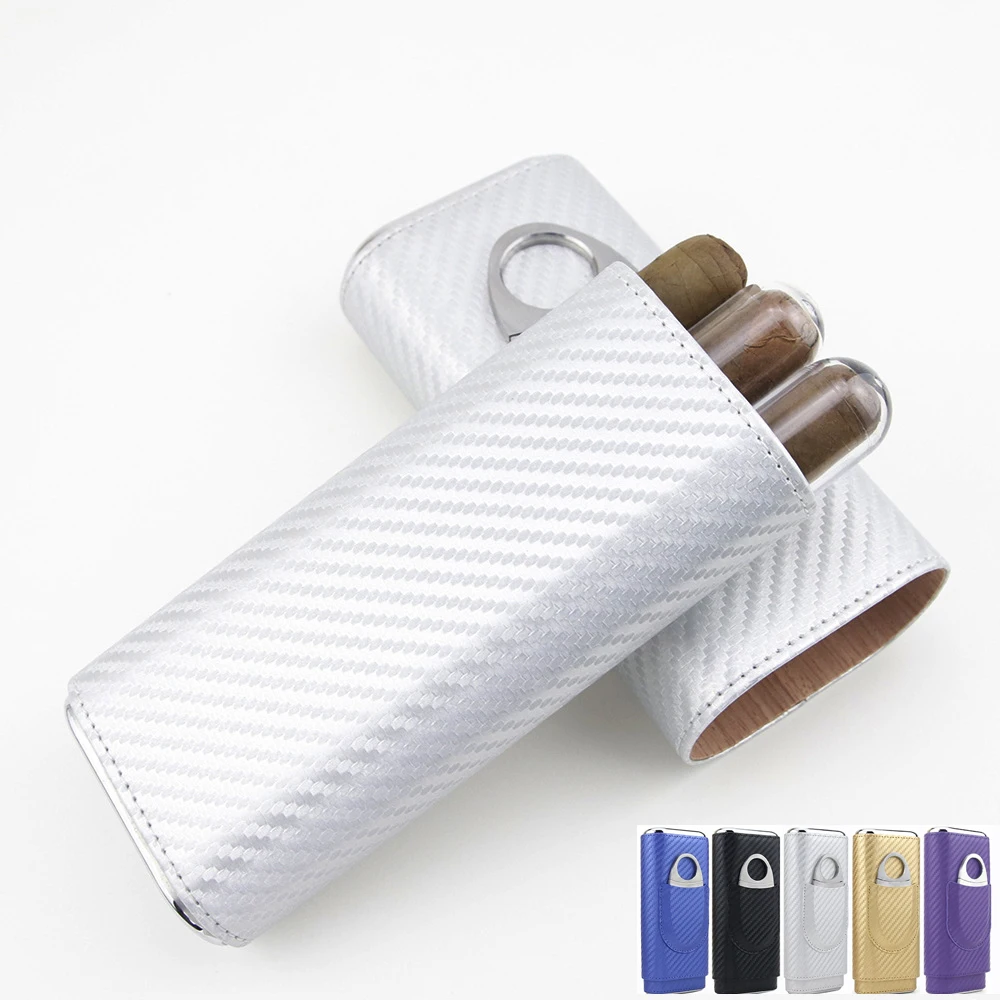 Portable 3-Finger Portable Leather Travel Cigar Holder and Pouch Kit for Men
Portable 3-Finger Portable Leather Travel Cigar Holder and Pouch Kit for Men