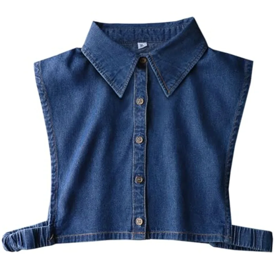 WENLOOY Denim Fake Collar Detachable Collar for Women Girls Shirts Dickey Half False Blouse Dickey
WENLOOY Denim Fake Collar Detachable Collar for Women Girls Shirts Dickey Half False Blouse Dickey
