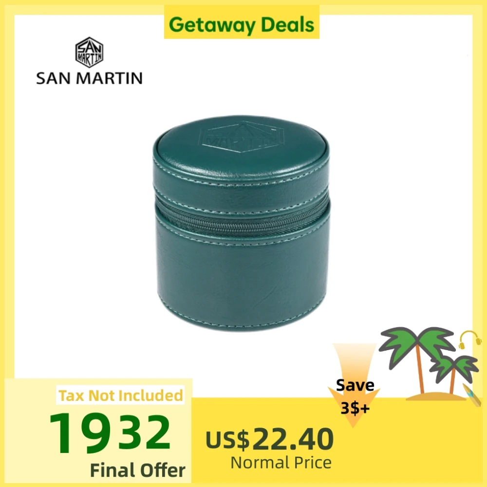 San Martin Leatherette Watch Box Organizer For Men Premium Storage Case With Removable Pillow Wristwatch Display Holder BOX001
San Martin Leatherette Watch Box Organizer For Men Premium Storage Case With Removable Pillow Wristwatch Display Holder BOX001