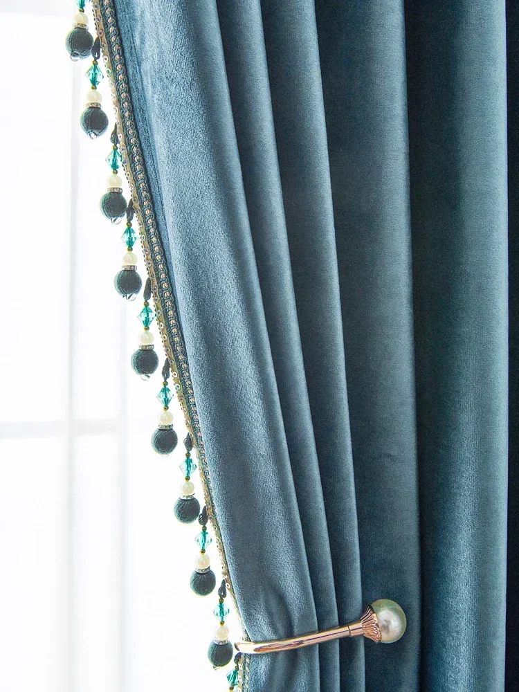 Luxury Velvet Simple Modern Blackout Bedroom Soundproof Curtains for Living Room Bedroom To Block Road Noise Velvet Nordic
Luxury Velvet Simple Modern Blackout Bedroom Soundproof Curtains for Living Room Bedroom To Block Road Noise Velvet Nordic