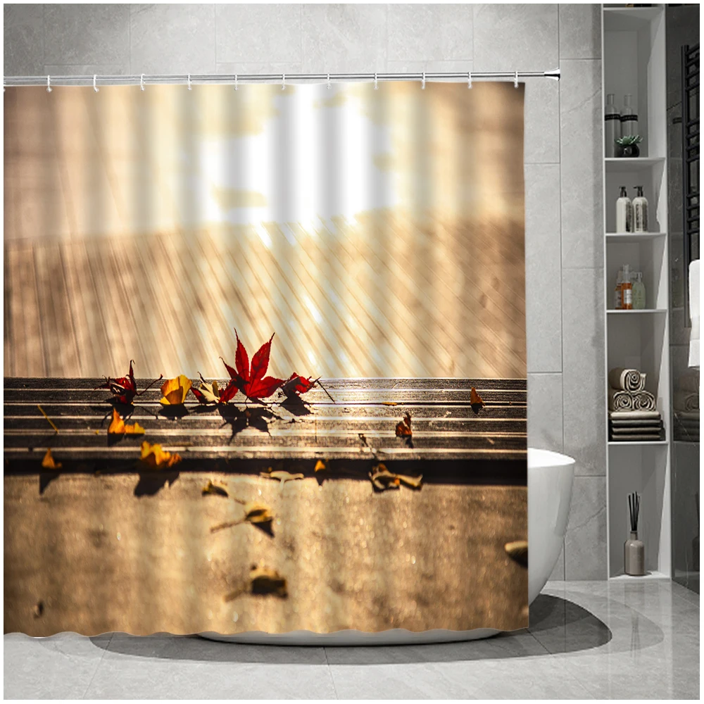 Nature Autumn Forest Shower Curtain Fall Road Maple Leaves Tropical Rainforest Scenery Bathroom Decor Bath Curtains with Hooks
Nature Autumn Forest Shower Curtain Fall Road Maple Leaves Tropical Rainforest Scenery Bathroom Decor Bath Curtains with Hooks