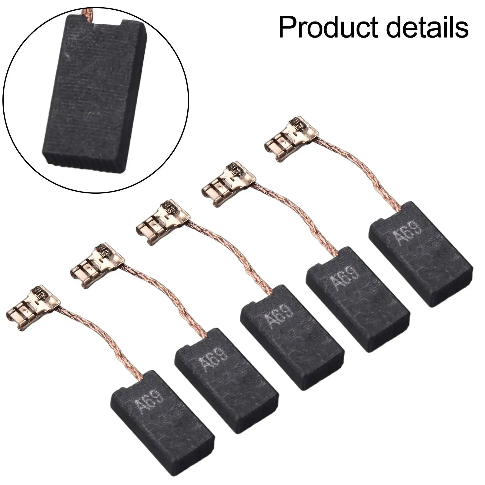 For Drill Maintenance Approx. 12.5x6.4x25.2mm 10PCS Carbon Brushes Replacement Brushes Carbon And Metal Material
For Drill Maintenance Approx. 12.5x6.4x25.2mm 10PCS Carbon Brushes Replacement Brushes Carbon And Metal Material
