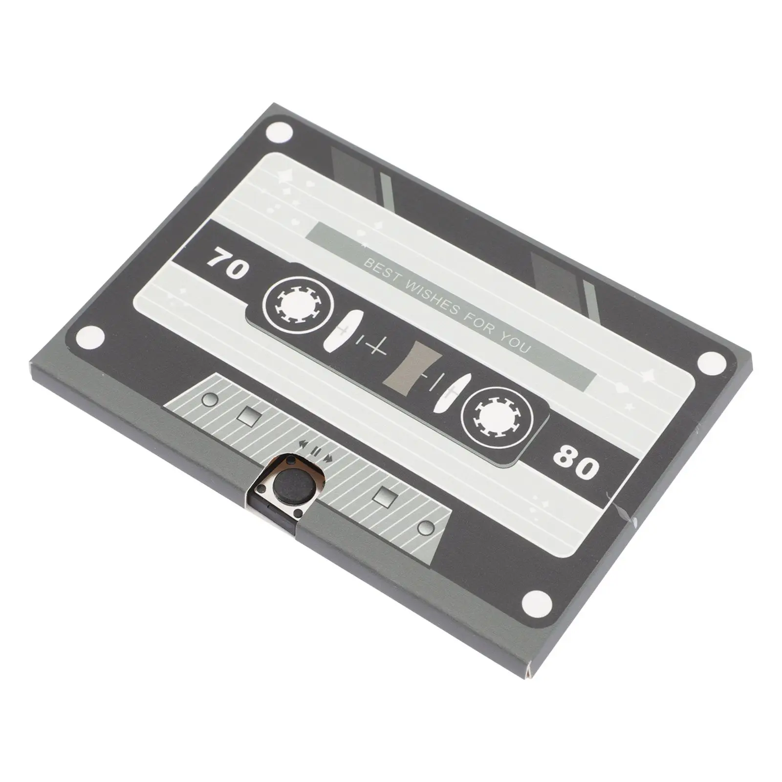 Recordable Greeting Card Cassette Musical Cardboard Chip Birthday Cards Retro Creative DIY Decoration
Recordable Greeting Card Cassette Musical Cardboard Chip Birthday Cards Retro Creative DIY Decoration