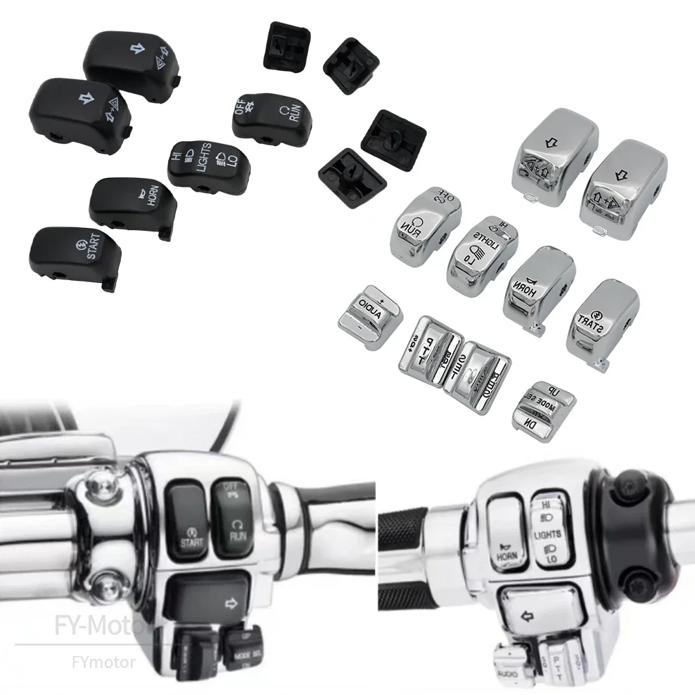 Motorcycle 10pcs Hand Control Switch Housing Button Caps Fit For Harley Touring Street Electra Glide FLHT FLHTC FLHX 1996-2013
Motorcycle 10pcs Hand Control Switch Housing Button Caps Fit For Harley Touring Street Electra Glide FLHT FLHTC FLHX 1996-2013