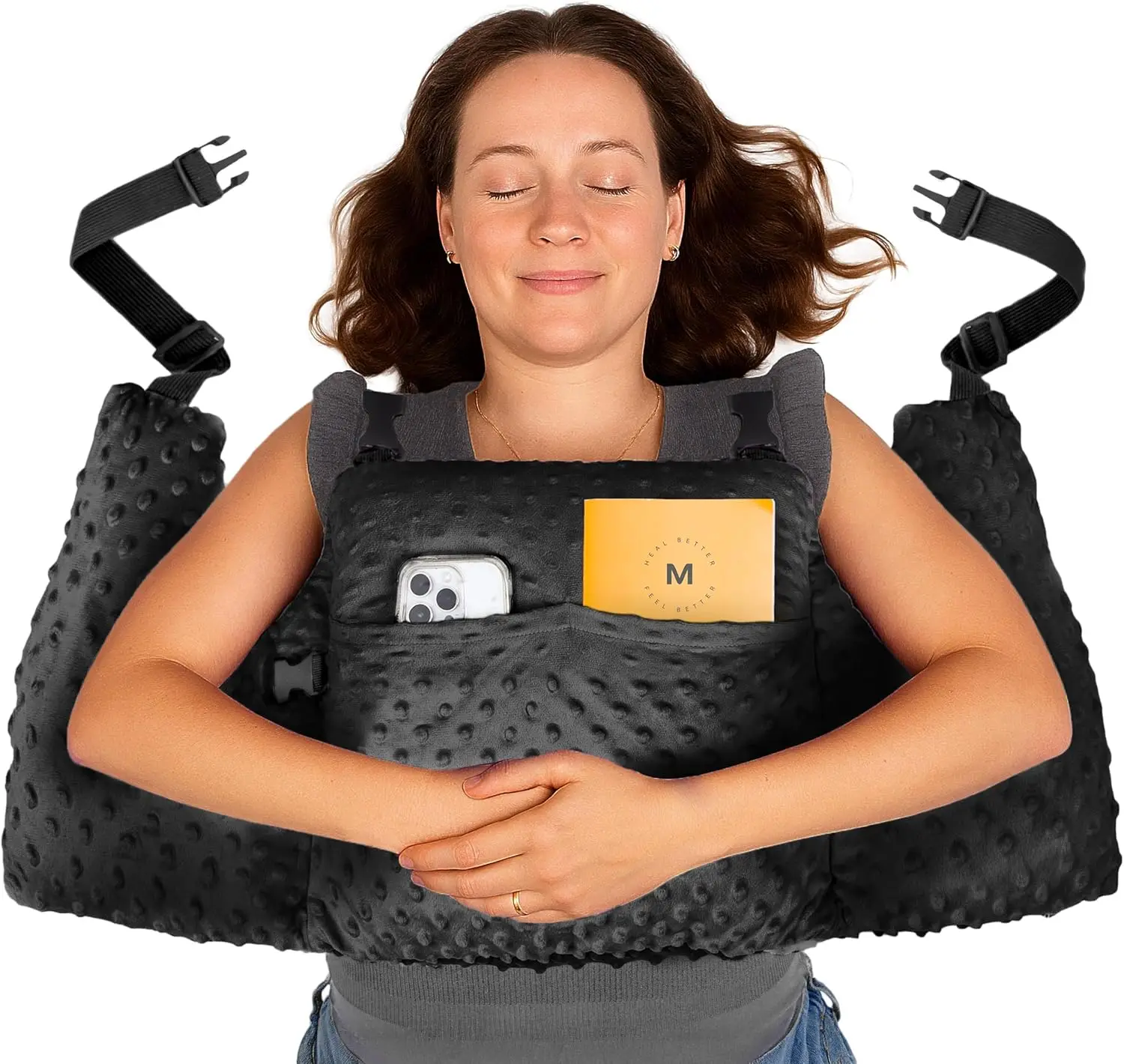Post Mastectomy Pillow - Wearable Chest Protection with Straps, Removable Cover & Pockets for Recovery
Post Mastectomy Pillow - Wearable Chest Protection with Straps, Removable Cover & Pockets for Recovery