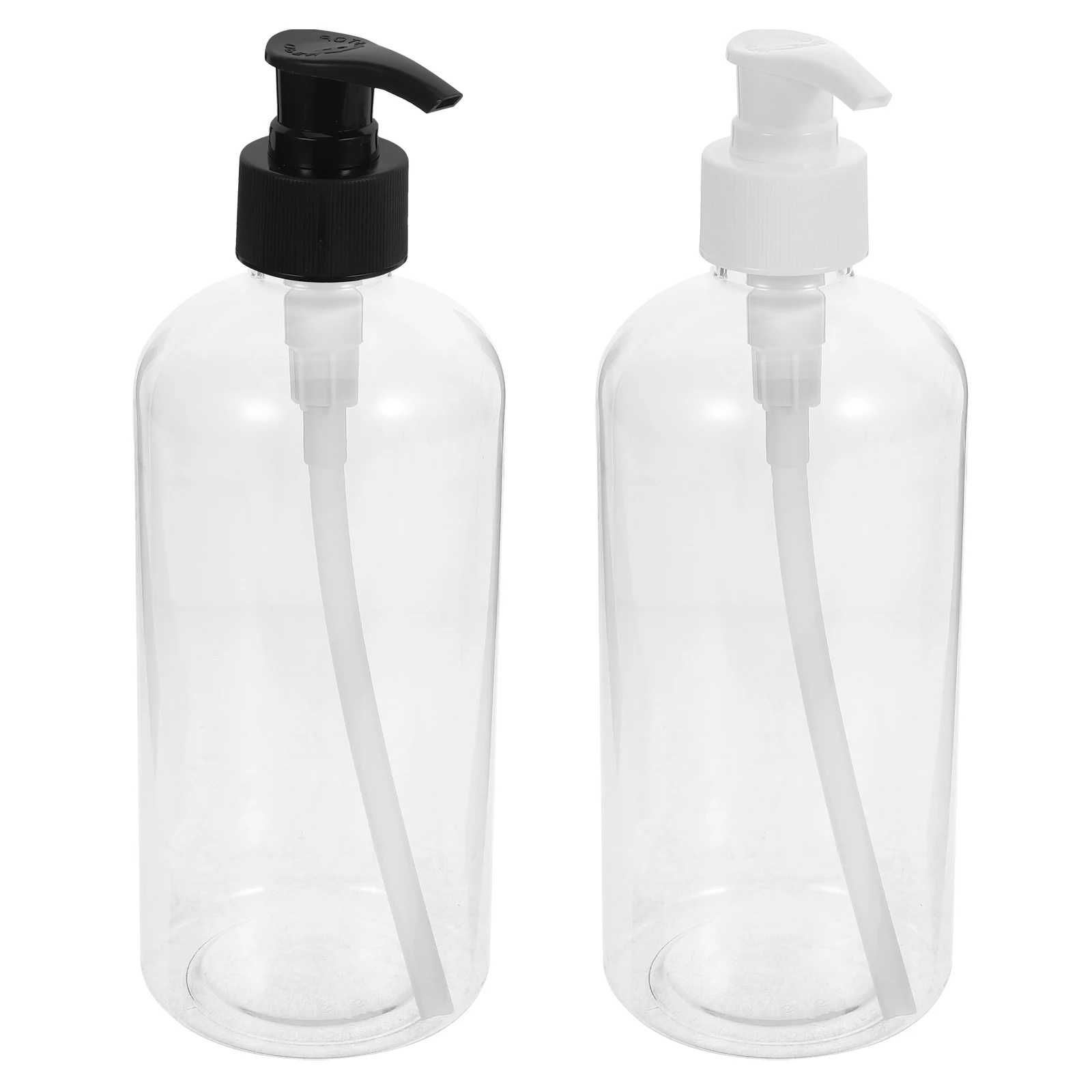 2 Pcs 500ml Lotion Pump Bottle Clear Round Shoulder Refillable Empty Shampoo Dispenser Plastic DIY White Black
2 Pcs 500ml Lotion Pump Bottle Clear Round Shoulder Refillable Empty Shampoo Dispenser Plastic DIY White Black