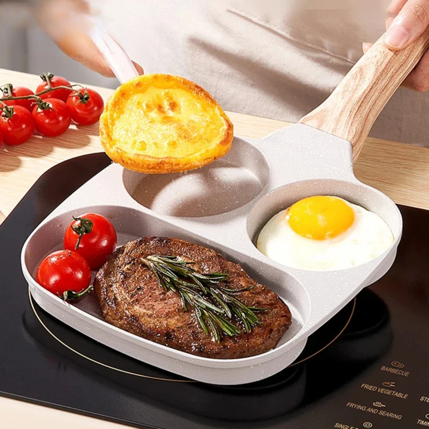 High-End and Elegant BRAND AUTHENTIC PRODUCT, Non-Stick Pot, Breakfast Pan, Steak Frying Pan for a Delicious Cooking Experience
High-End and Elegant BRAND AUTHENTIC PRODUCT, Non-Stick Pot, Breakfast Pan, Steak Frying Pan for a Delicious Cooking Experience
