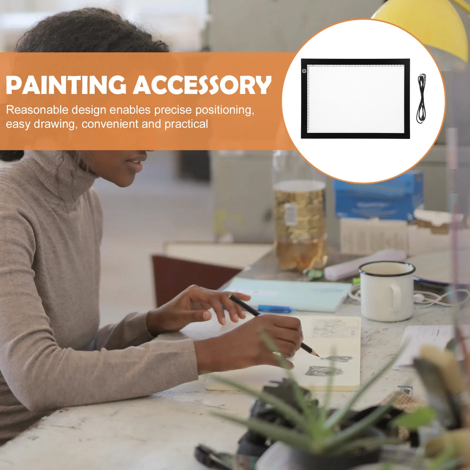 1Set LED Tracing Board Portable Professional Light Pad Convenient Tracing Light Box Household Drawing Supply USB Charging
1Set LED Tracing Board Portable Professional Light Pad Convenient Tracing Light Box Household Drawing Supply USB Charging