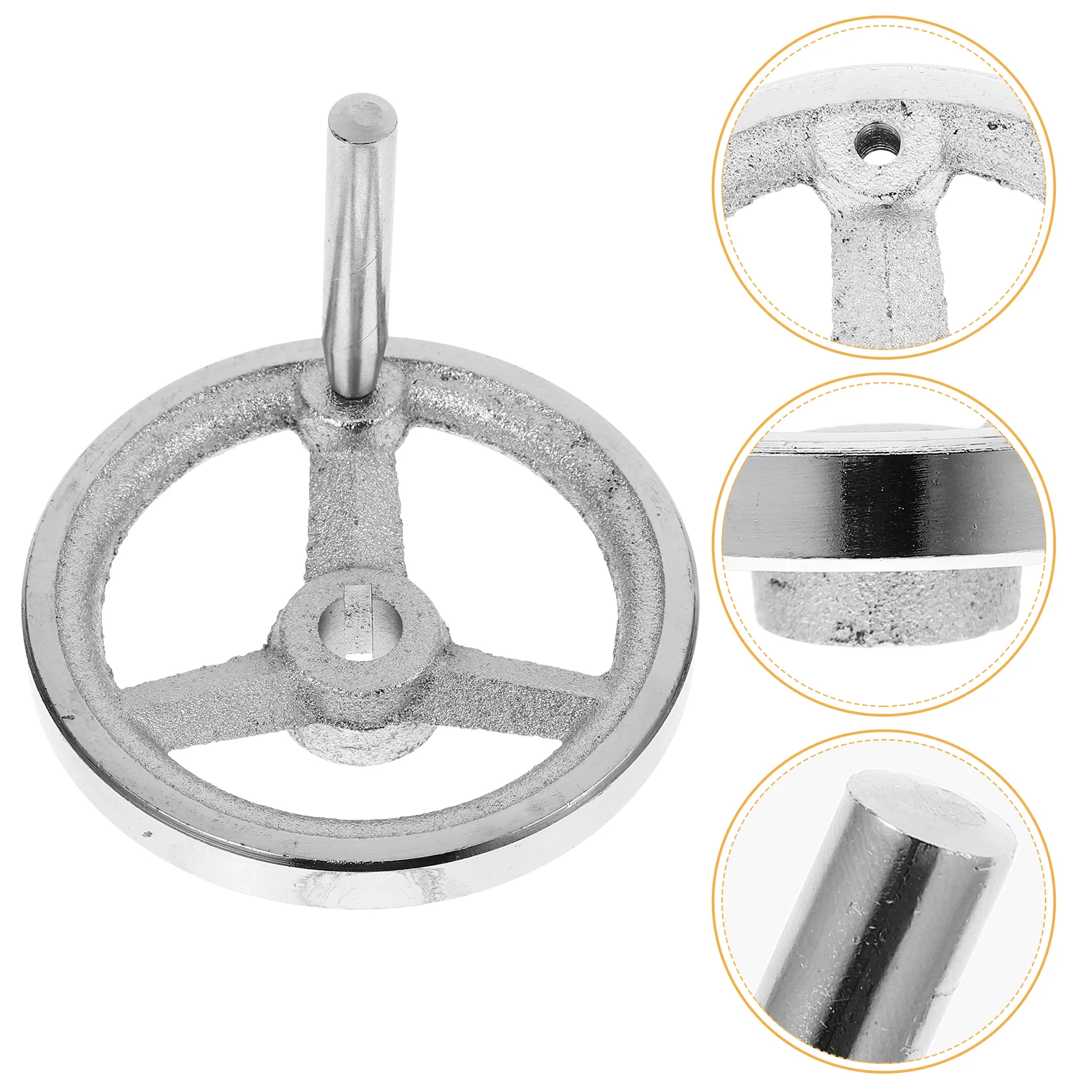1 Set Rotary Handwheel Cast Iron Hand Crank Revolving Handle Wheel For Many Types Of Milling Machines And Lathes
1 Set Rotary Handwheel Cast Iron Hand Crank Revolving Handle Wheel For Many Types Of Milling Machines And Lathes