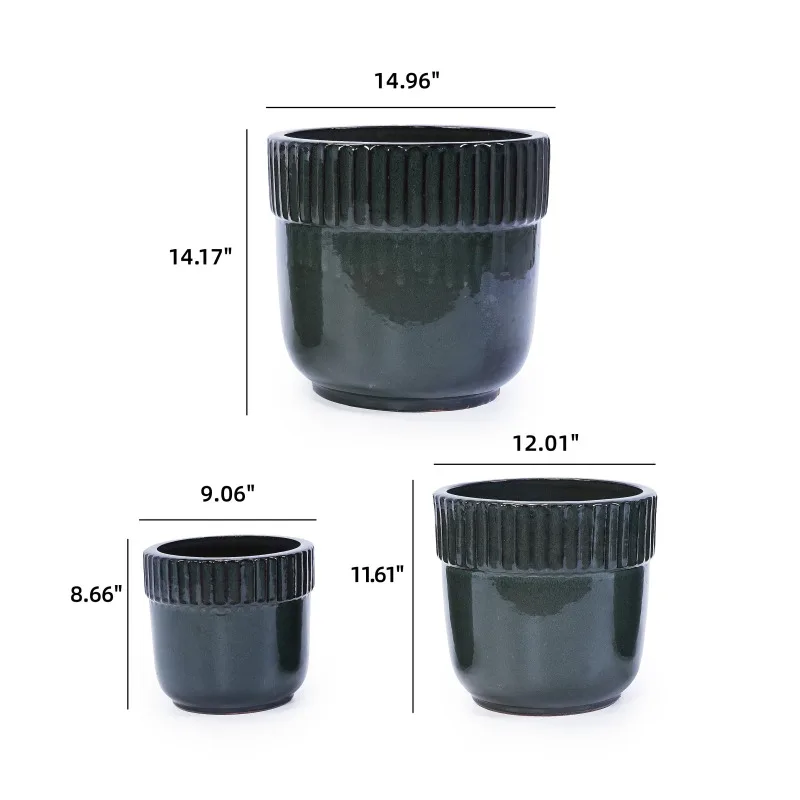 Built Ceramic Design Drainage Drainage hole Finish Hole Indoor Stylish Use 3 Pieces Ceramic Flowerpot, Modern Planter for Patio,
Built Ceramic Design Drainage Drainage hole Finish Hole Indoor Stylish Use 3 Pieces Ceramic Flowerpot, Modern Planter for Patio,