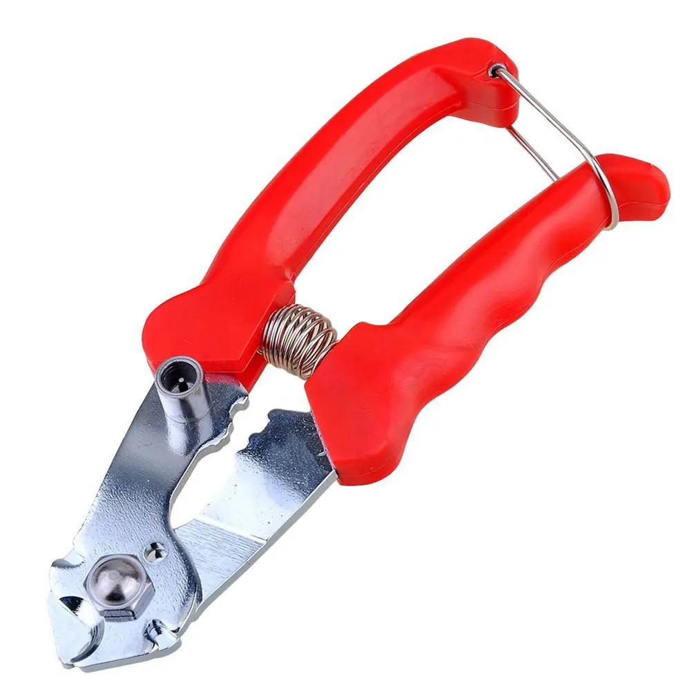 Cutting Pliers Red Stainless Steel Clamp Cutter for Wire Cable Bike Brake Gear Housing Spring Loaded Repair Tool
Cutting Pliers Red Stainless Steel Clamp Cutter for Wire Cable Bike Brake Gear Housing Spring Loaded Repair Tool