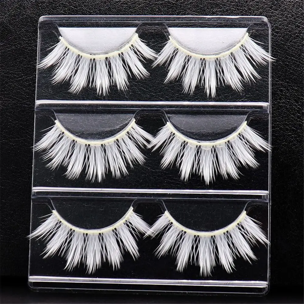 Eye Makeup Tools Halloween White Lashes Masquerade Party Natural Look False Eyelashes Reusable White Manga Lashes
Eye Makeup Tools Halloween White Lashes Masquerade Party Natural Look False Eyelashes Reusable White Manga Lashes