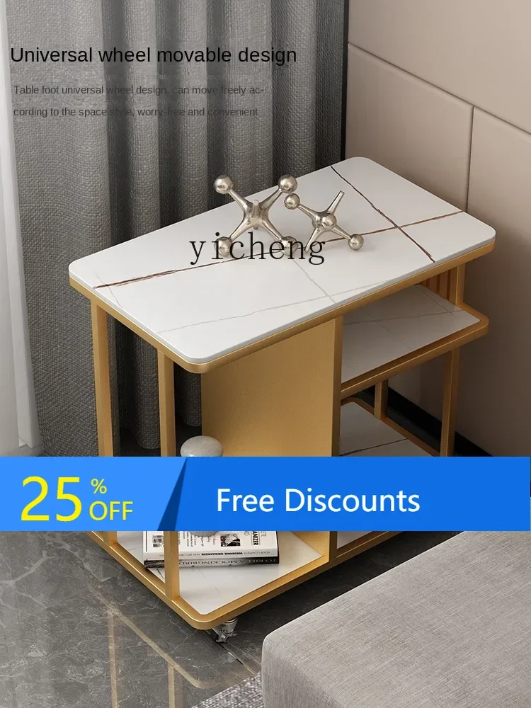 LYY Mobile Sofa Side Table Stone Plate with Wheels Small Tea Tea Cart Balcony Small Tea Table-Side Cabinet
LYY Mobile Sofa Side Table Stone Plate with Wheels Small Tea Tea Cart Balcony Small Tea Table-Side Cabinet