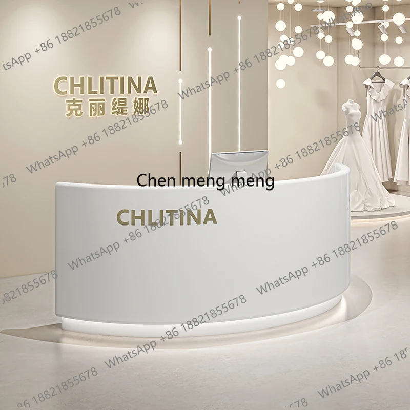 Arc Shaped Front Reception Counter Desk Beauty Salon Reception Business Cash Register Design Hotel Industrial
Arc Shaped Front Reception Counter Desk Beauty Salon Reception Business Cash Register Design Hotel Industrial