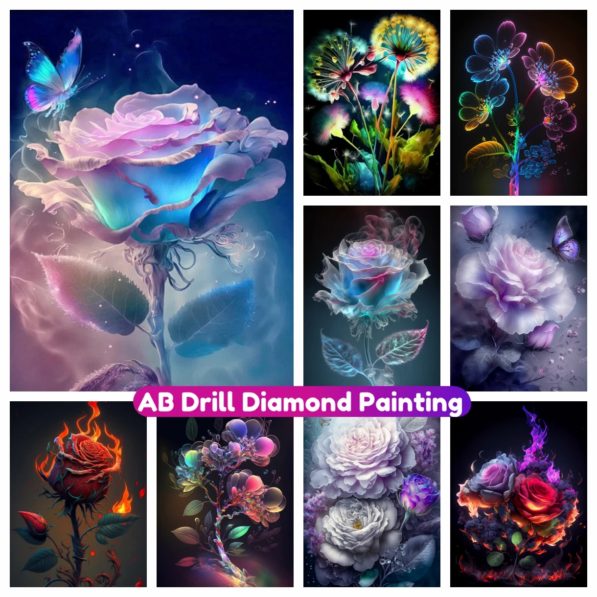 Crystal Rose 5D Full Drill AB Diamond Painting Beauty Flower Art Cross Stitch Kit Mosaic Embroidery Handmade Craft Home Decor
Crystal Rose 5D Full Drill AB Diamond Painting Beauty Flower Art Cross Stitch Kit Mosaic Embroidery Handmade Craft Home Decor
