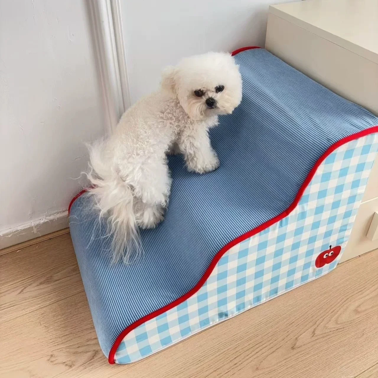 Eco Friendly Dog Stairs Wave Multi Step Climbing Ladder Removable Washable Cover Pet Ramp for Small Dogs
Eco Friendly Dog Stairs Wave Multi Step Climbing Ladder Removable Washable Cover Pet Ramp for Small Dogs