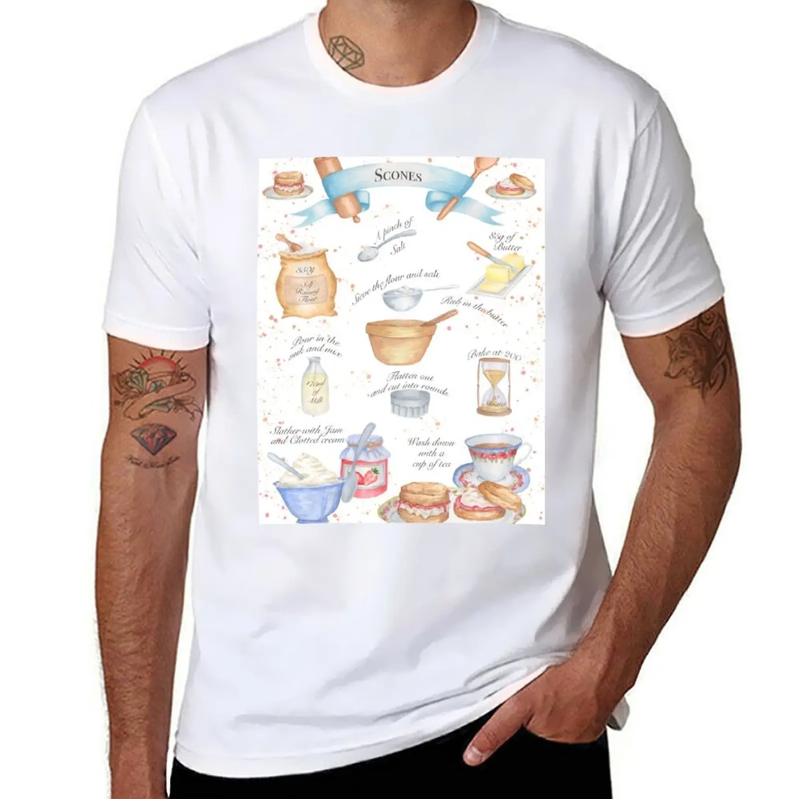 Illustrated Scone Recipe T-Shirt t shirts for man cotton soft man t shirt cotton high quality T-Shirt
Illustrated Scone Recipe T-Shirt t shirts for man cotton soft man t shirt cotton high quality T-Shirt