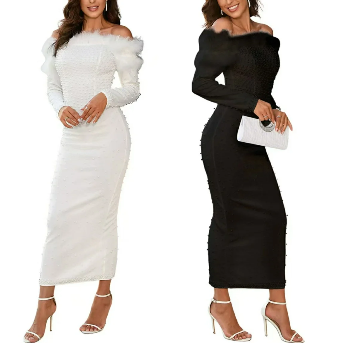 Long Sleeve Evening Dresses Women Elegant Clothes Woman Slim Fit Party Dress Birthday Gown for Ladies Fashion Female Clothing
Long Sleeve Evening Dresses Women Elegant Clothes Woman Slim Fit Party Dress Birthday Gown for Ladies Fashion Female Clothing
