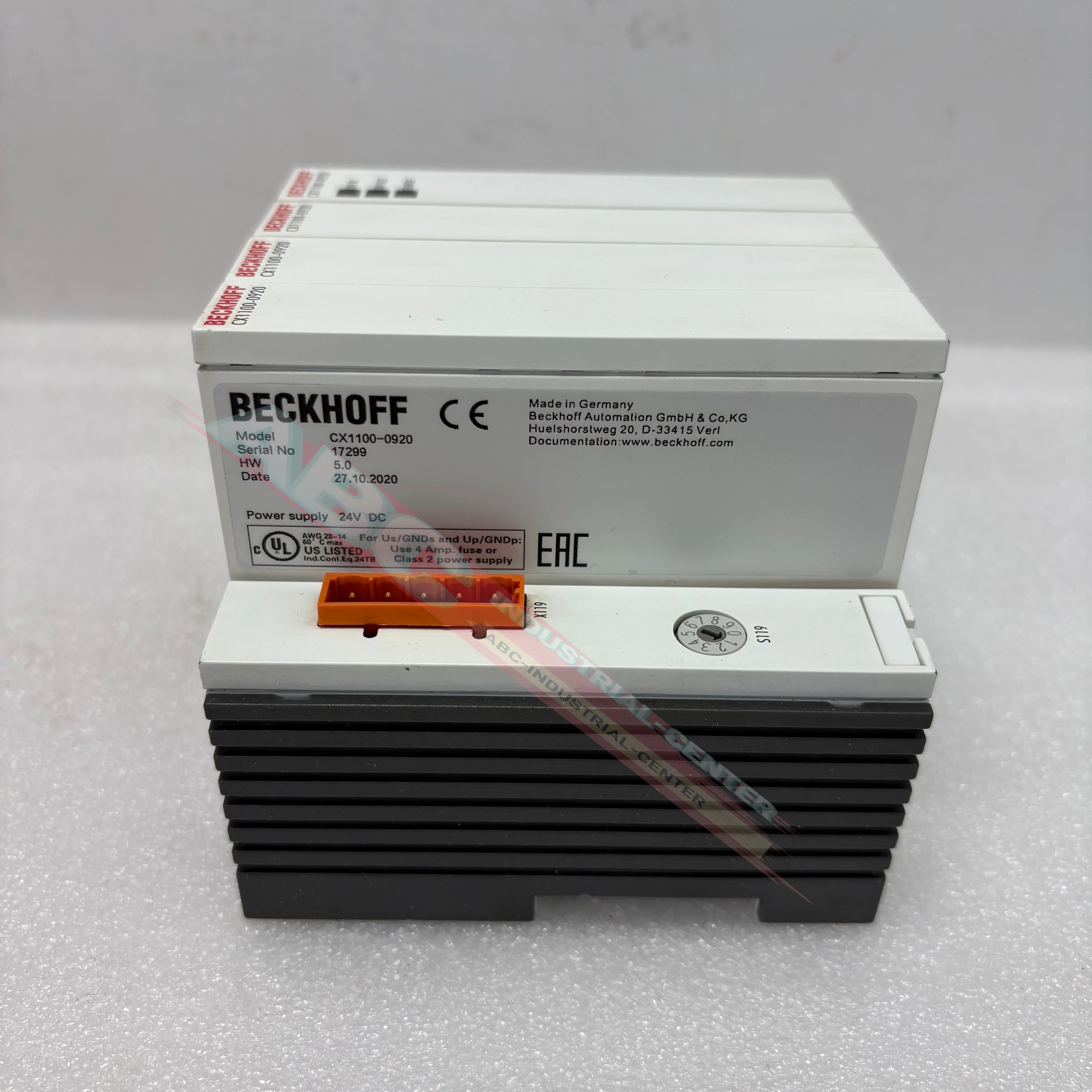 CX1100-0920 Brand New controller
CX1100-0920 Brand New controller