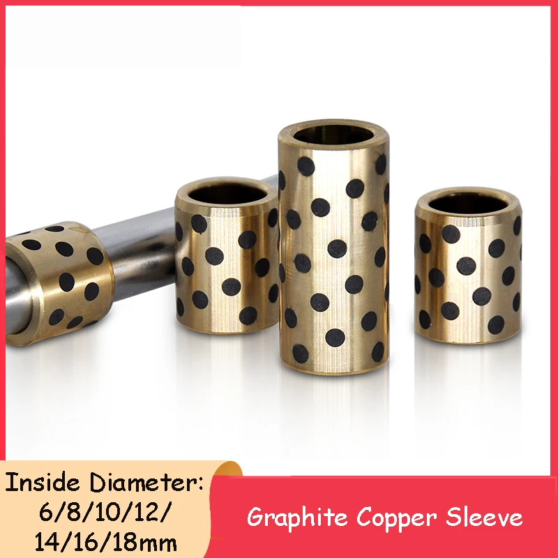 1pcs Brass Self Lubricating Graphite Copper Sleeve Oil Free Bushing Brass Bushing Bearing Inside Diameter 6/8/10/12/14/16/18mm
1pcs Brass Self Lubricating Graphite Copper Sleeve Oil Free Bushing Brass Bushing Bearing Inside Diameter 6/8/10/12/14/16/18mm
