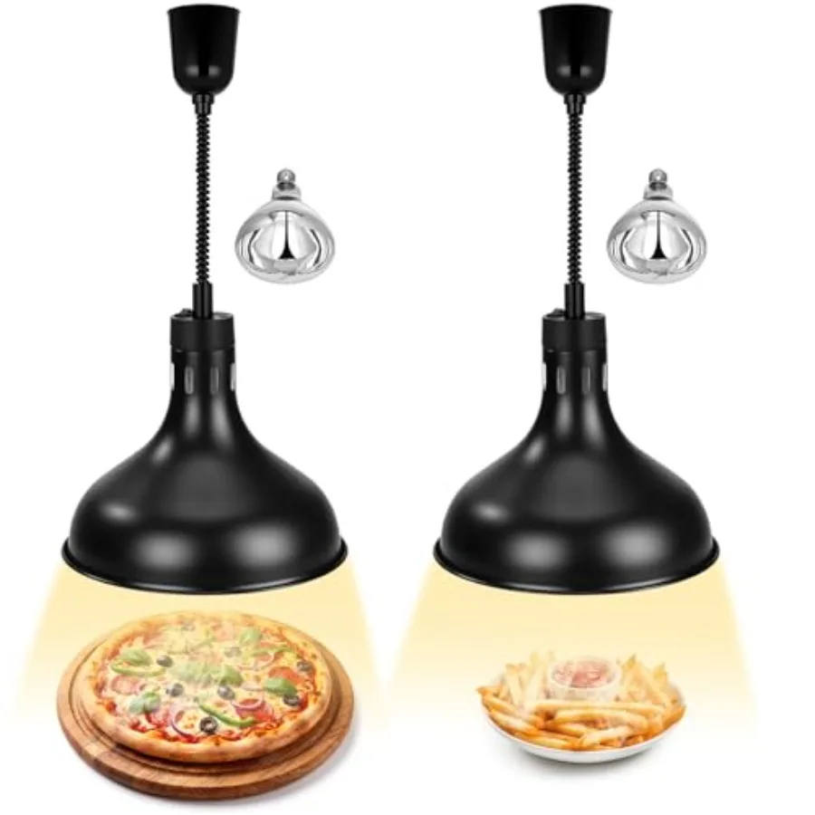 Restaurant buffet food warmer lamp, black metal, 250W heating bulb, retractable hanging design for kitchen catering use, diamet
Restaurant buffet food warmer lamp, black metal, 250W heating bulb, retractable hanging design for kitchen catering use, diamet