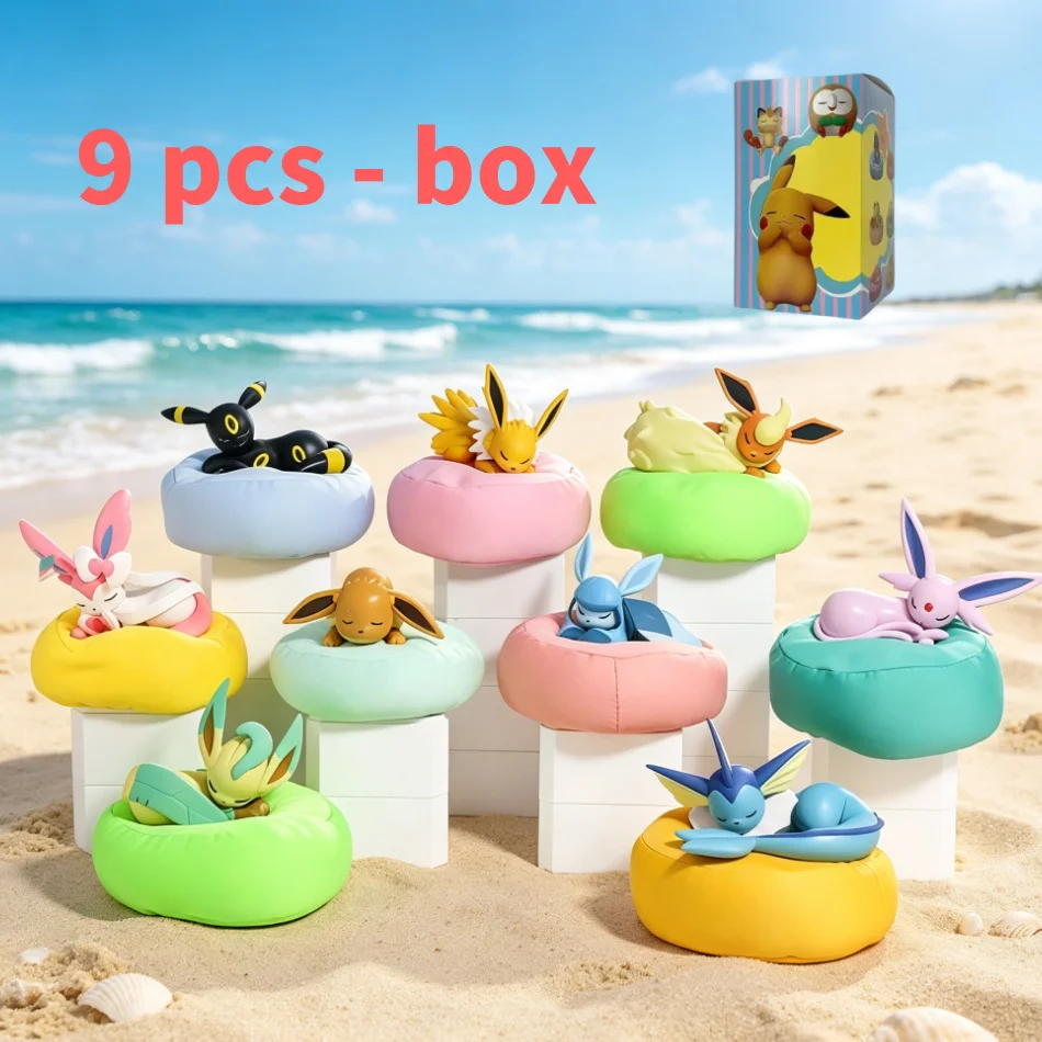 1-9pcs Pokemon Eevee Family Blind box Umbreon Sylveon Espeon Sleeping PVC Action Figure Set Hand Position Toys Gift for friends
1-9pcs Pokemon Eevee Family Blind box Umbreon Sylveon Espeon Sleeping PVC Action Figure Set Hand Position Toys Gift for friends
