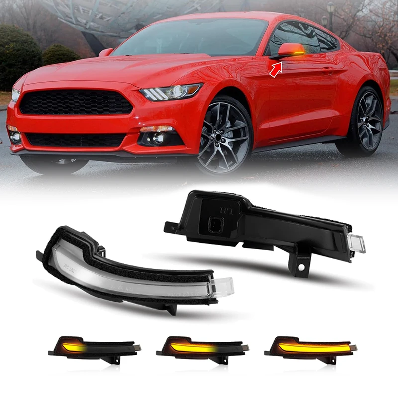 LED Side Mirror Turn Signal Lights for Fo-rd Mustang 2015-2023, Mustang S550 Accessories Turn Signal Indicator Lamp
LED Side Mirror Turn Signal Lights for Fo-rd Mustang 2015-2023, Mustang S550 Accessories Turn Signal Indicator Lamp
