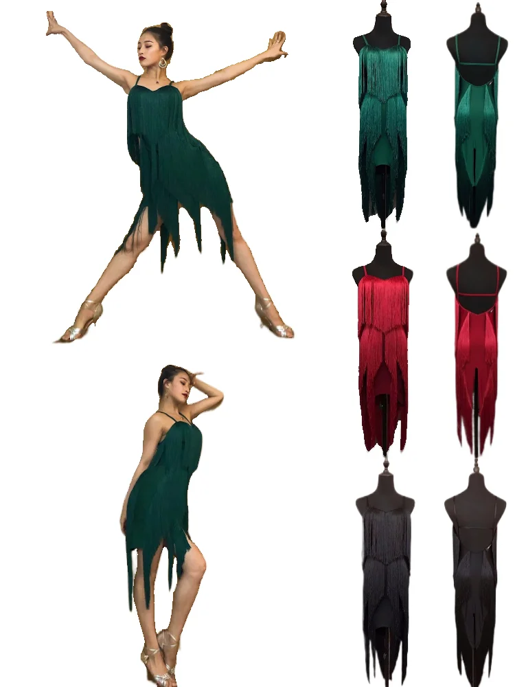 MZDance Ladies Latin Multi-layer Fringed Dress for Cha Cha Samba Salsa Practice Performance Competition
MZDance Ladies Latin Multi-layer Fringed Dress for Cha Cha Samba Salsa Practice Performance Competition