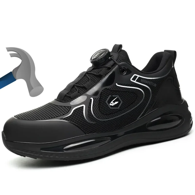 2025 Waterproof Men Safety Shoes Steel Toe Sneakers Rotated Buckle Puncture Proof Work Safety Boots Man Air Cushion Work Shoes
2025 Waterproof Men Safety Shoes Steel Toe Sneakers Rotated Buckle Puncture Proof Work Safety Boots Man Air Cushion Work Shoes