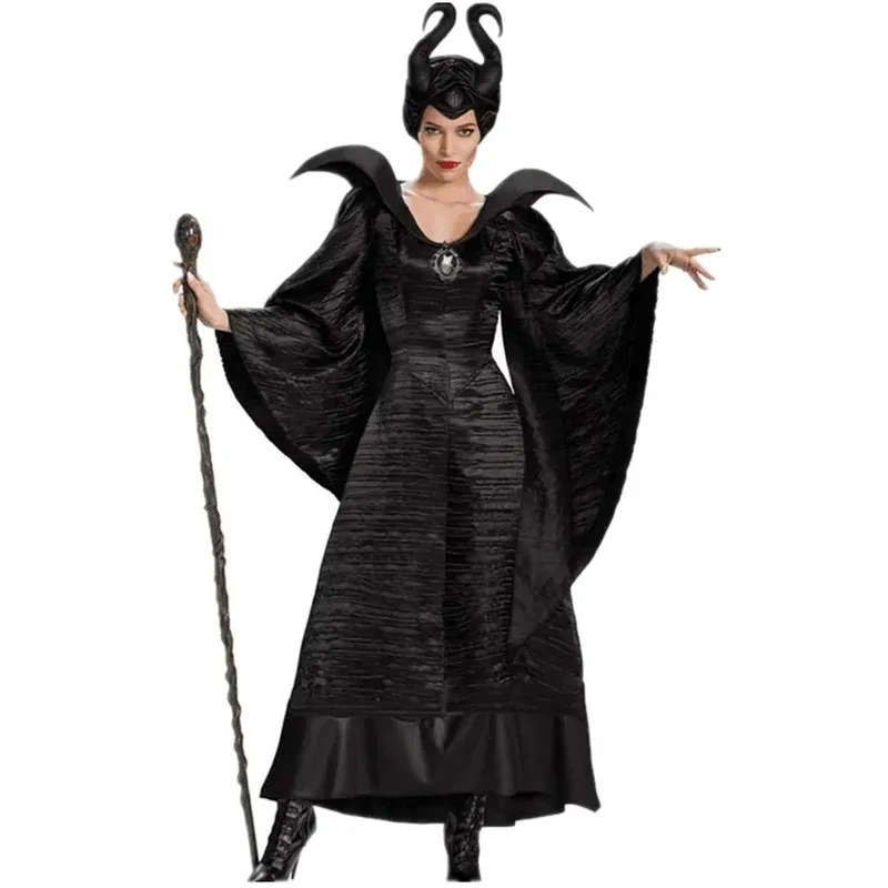 Evil Witch Cosplay Costume Halloween Carnival Party Women Dark Queen Fancy Dress
Evil Witch Cosplay Costume Halloween Carnival Party Women Dark Queen Fancy Dress