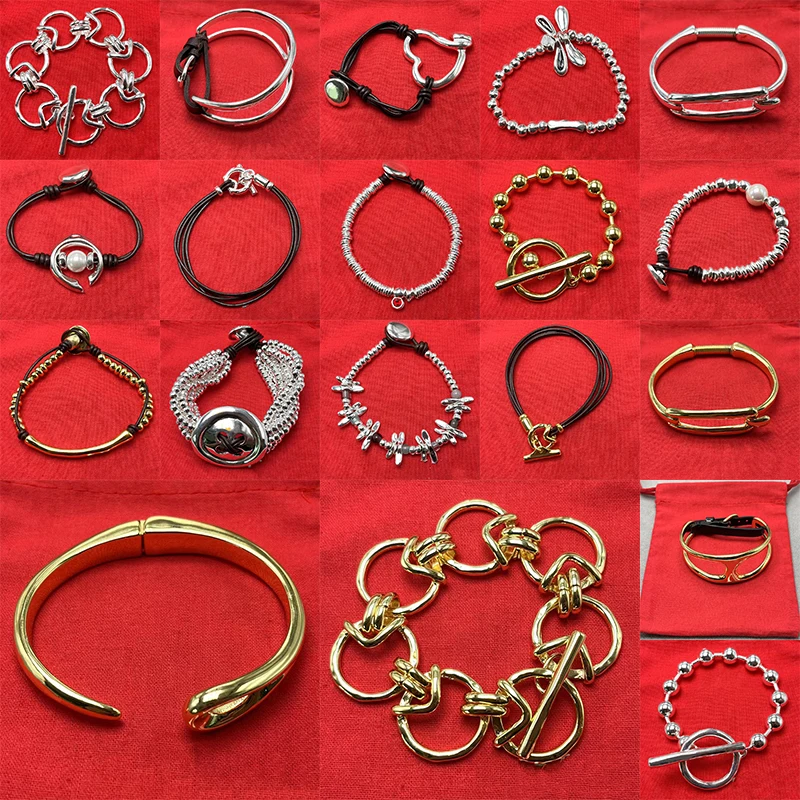 2026 Spain jewelry mixed style multi-element bracelet series luxury sweet and retro jewelry set
2026 Spain jewelry mixed style multi-element bracelet series luxury sweet and retro jewelry set