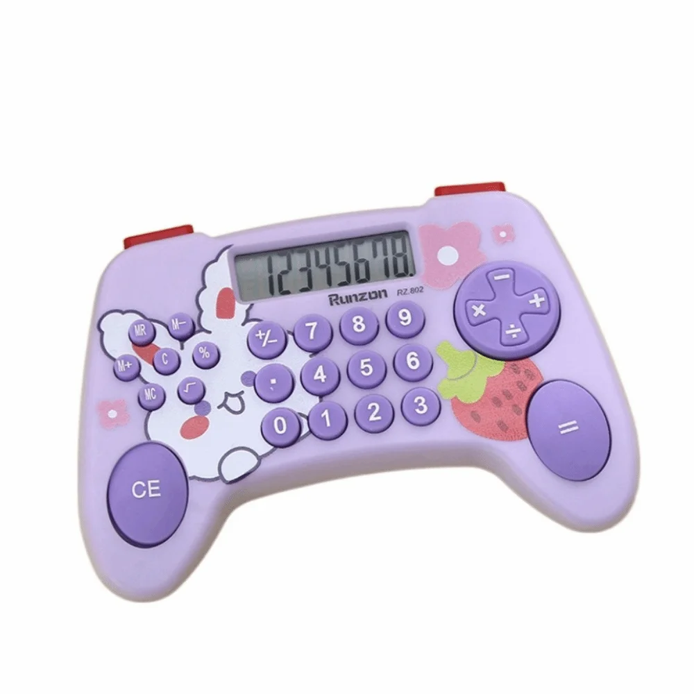 Настольный калькулятор в форме игровой консоли, большой ЖК-дисплей, портативный мультяшный калькулятор, практичный на батарейках
Настольный калькулятор в форме игровой консоли, большой ЖК-дисплей, портативный мультяшный калькулятор, практичный на батарейках