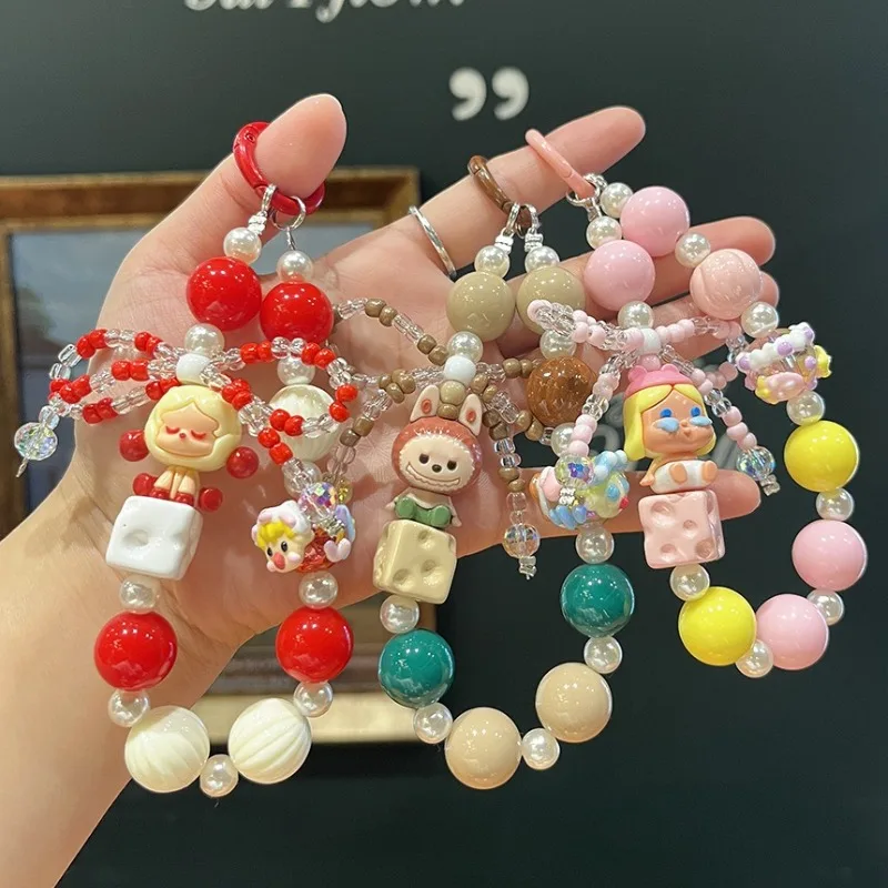 New Kawaii Labubu Keychain Hand-painted Beads Bowknot Schoolbag Pendant Cartoon Couple Cell Phone Chain Women and Men Gifts
New Kawaii Labubu Keychain Hand-painted Beads Bowknot Schoolbag Pendant Cartoon Couple Cell Phone Chain Women and Men Gifts