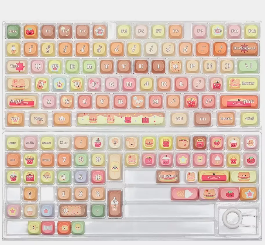 Bear cake theme PBT sublimation keycap MOA high matte opaque cross mechanical shaft universal keycap
Bear cake theme PBT sublimation keycap MOA high matte opaque cross mechanical shaft universal keycap