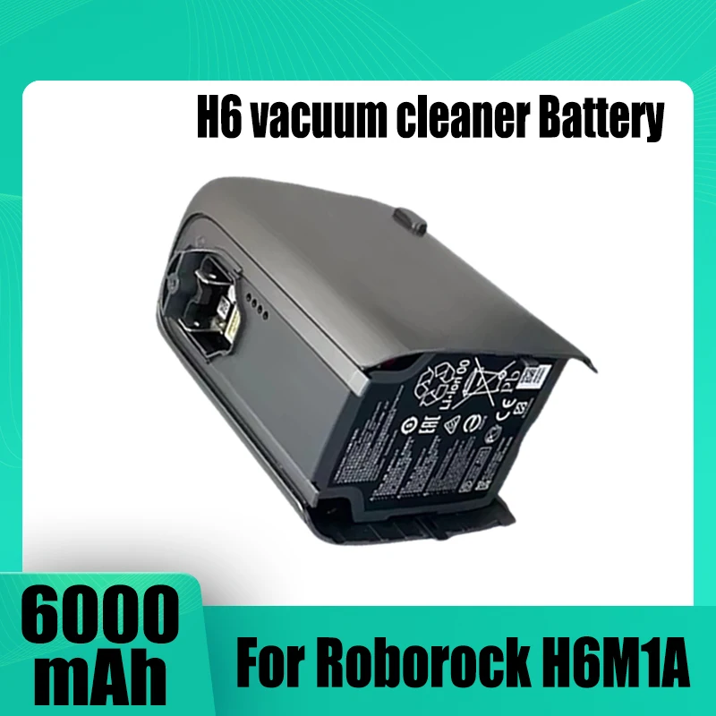4000/5000/6000mAh, 22.2V lithium battery,for Roborock H6M1A vacuum cleaner battery accessories
4000/5000/6000mAh, 22.2V lithium battery,for Roborock H6M1A vacuum cleaner battery accessories