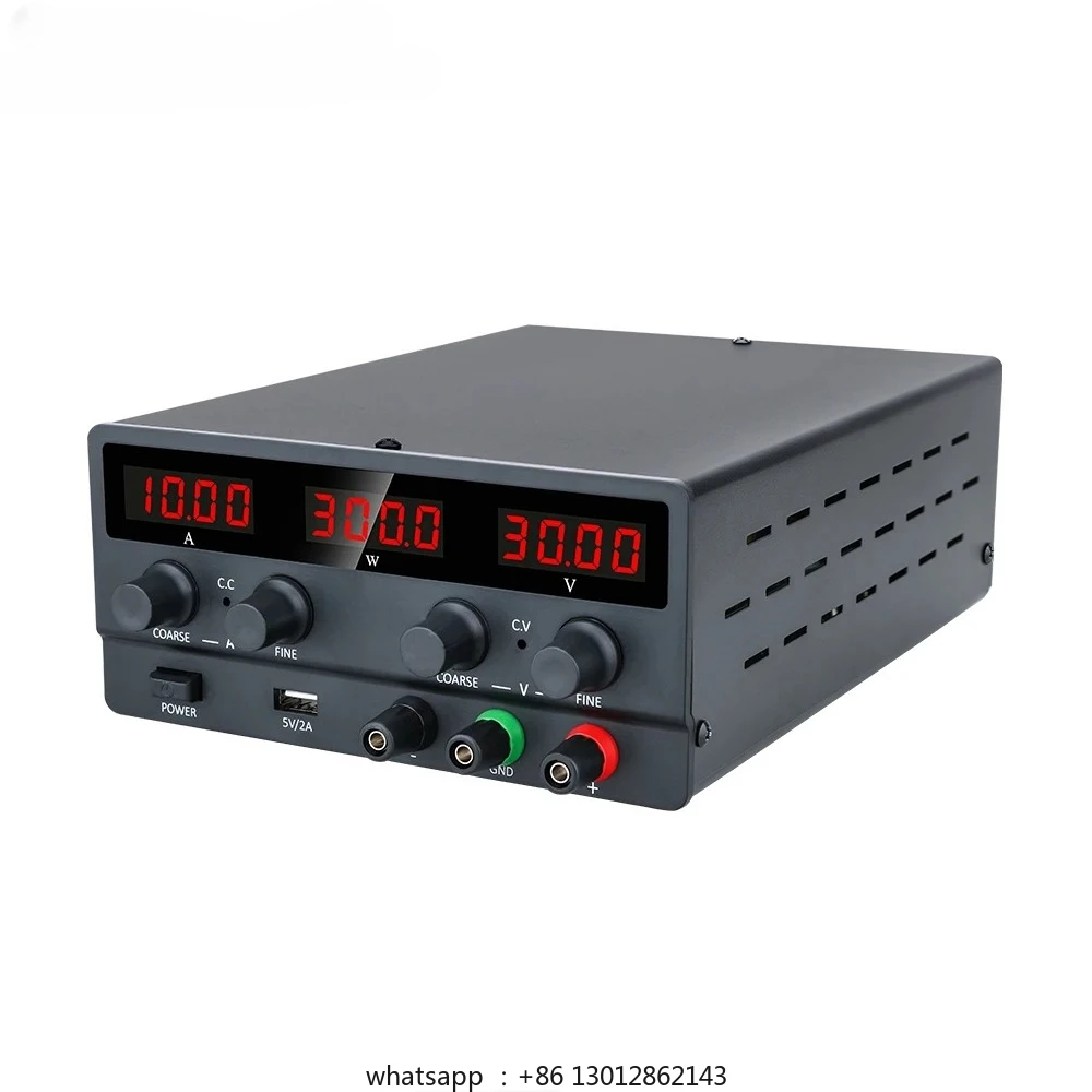 Adjustable DC Power Supply 30V 10A Lab Power Supply 300W Voltage Regulator Stabilizer 60V 5A Switching Bench Power Source
Adjustable DC Power Supply 30V 10A Lab Power Supply 300W Voltage Regulator Stabilizer 60V 5A Switching Bench Power Source