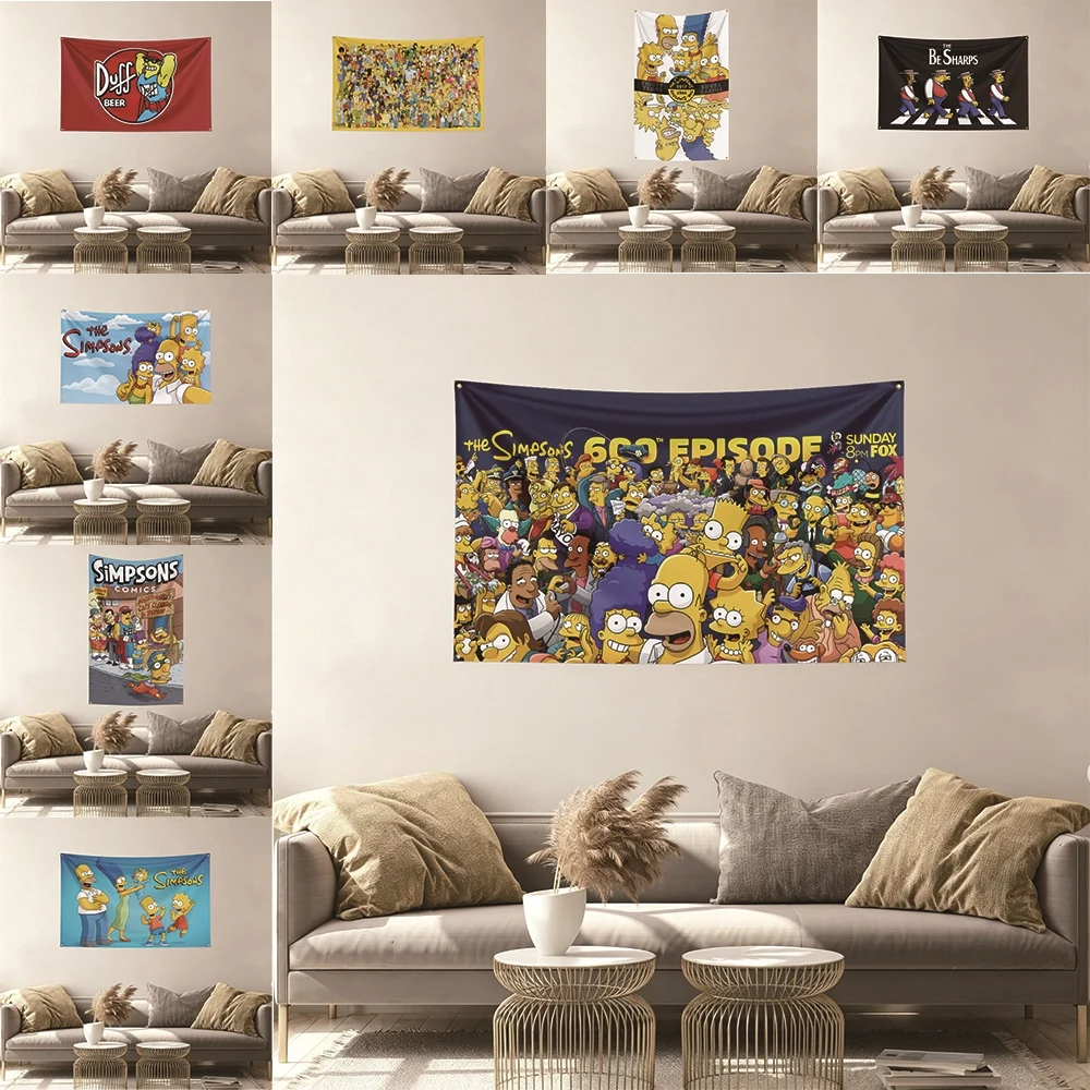 T-the simpsons Custom Flag Banner 3X5Ft Polyester Flag on Wall Tapestry Flaga HD Printing Bedroom Decoration With Brass Grommets
T-the simpsons Custom Flag Banner 3X5Ft Polyester Flag on Wall Tapestry Flaga HD Printing Bedroom Decoration With Brass Grommets