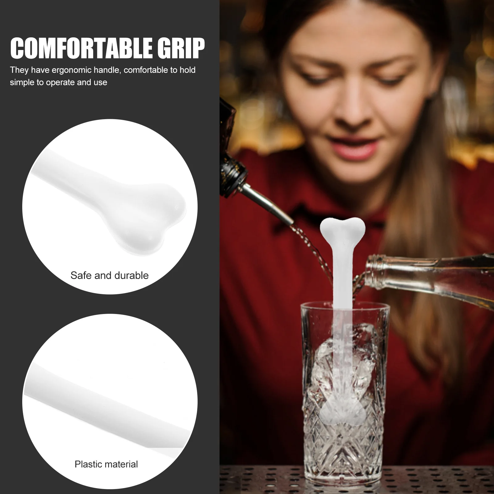 50Pcs Halloween Skull Bone Stirring Rods Multi Function Beverage Mixing Sticks Coffee Cocktail Bar Supplies Stirring Rod
50Pcs Halloween Skull Bone Stirring Rods Multi Function Beverage Mixing Sticks Coffee Cocktail Bar Supplies Stirring Rod