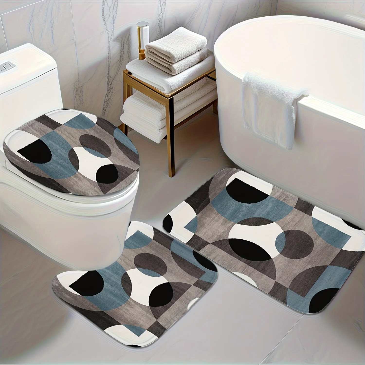 Рождественские украшения, набор из 3 предметов с одинаковым геометрическим дизайном, круглые и квадратные узоры черного, серого, синего, белого и т. д.
Рождественские украшения, набор из 3 предметов с одинаковым геометрическим дизайном, круглые и квадратные узоры черного, серого, синего, белого и т. д.