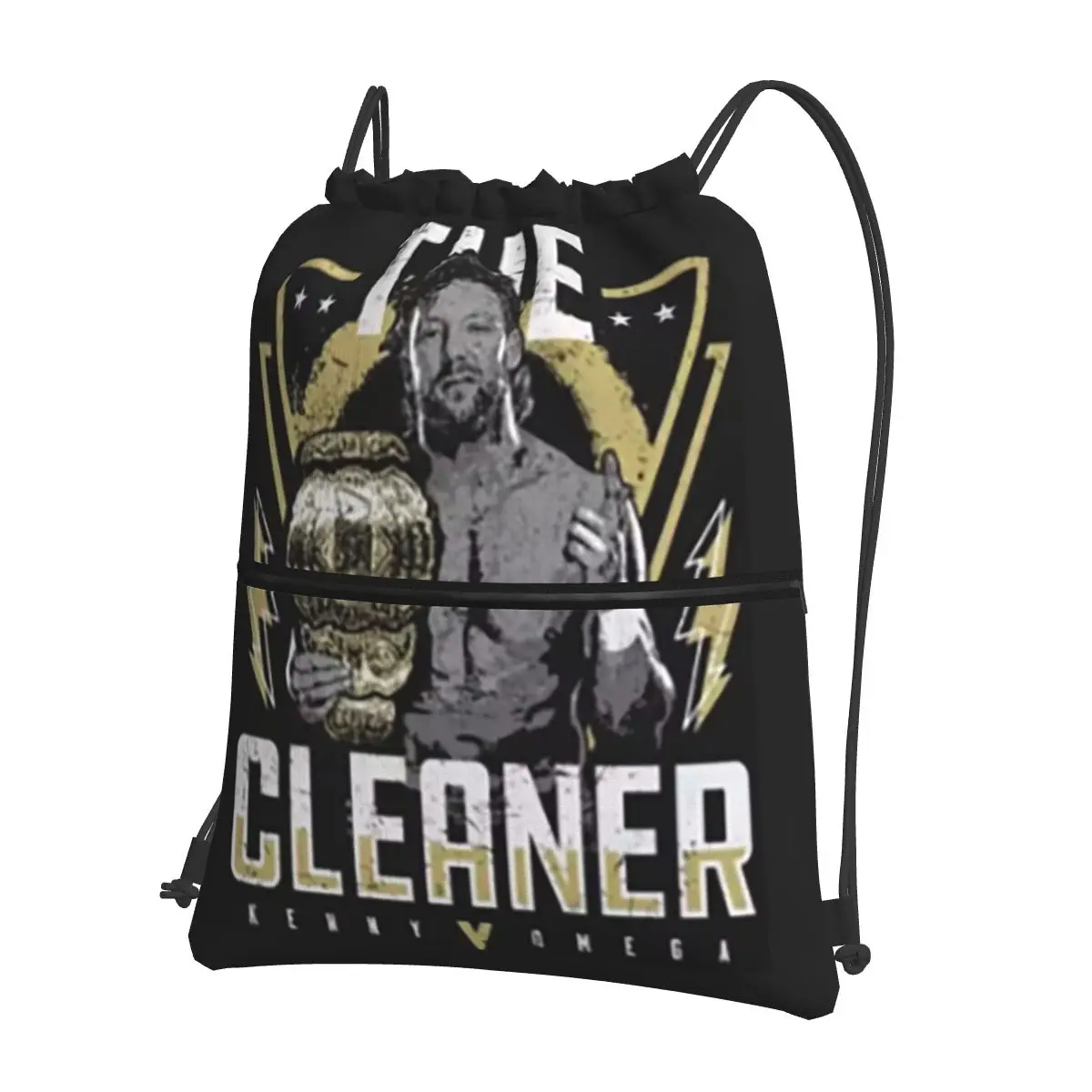 Kenny Omega Kenny The Champ Backpacks Portable Drawstring Bundle Pocket Storage Bag Book Bags for Man Woman Students
Kenny Omega Kenny The Champ Backpacks Portable Drawstring Bundle Pocket Storage Bag Book Bags for Man Woman Students