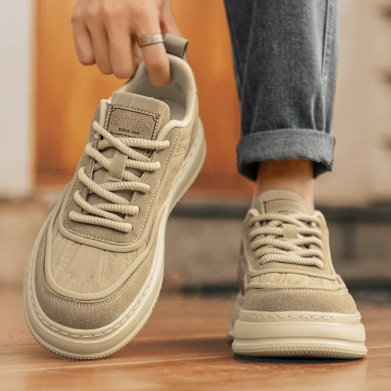Men's Retro Genuine Leather Slip-On Shoes Spring Summer Trendy Thick Bottom Casual Sports Shoes Comfortable Breathable Wear-r...
Men's Retro Genuine Leather Slip-On Shoes Spring Summer Trendy Thick Bottom Casual Sports Shoes Comfortable Breathable Wear-r...