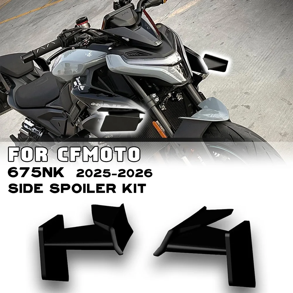 NEW FOR CFMOTO CF675NK 675NK Motorcycle Side Downforce Naked Spoilers Fixed Winglet Fairing Wings Deflectors Accessories
NEW FOR CFMOTO CF675NK 675NK Motorcycle Side Downforce Naked Spoilers Fixed Winglet Fairing Wings Deflectors Accessories