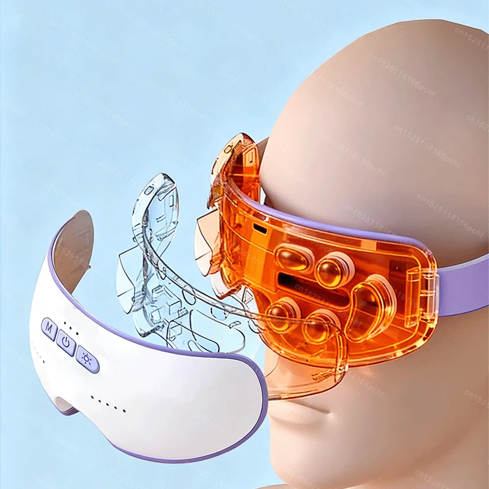 Eye Massager Smart Vibration Hot Compress Eye Care Relief Fatigue Removal Dark Circle Sleep Relax Eye Massage Instrument
Eye Massager Smart Vibration Hot Compress Eye Care Relief Fatigue Removal Dark Circle Sleep Relax Eye Massage Instrument