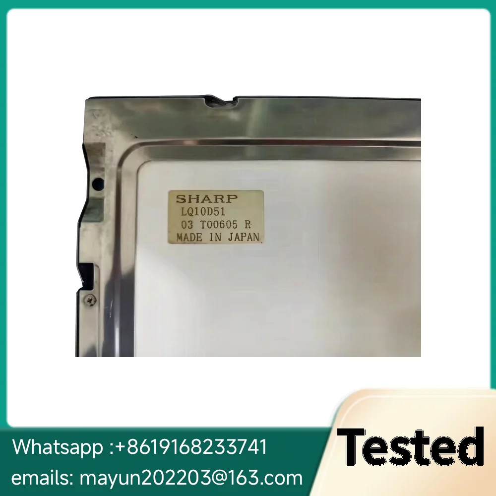Original LQ10D41 LQ10D421 LQ10D42 10.4 inch Industrial LCD Display 640x480 VGA Parallel TTL Interface
Original LQ10D41 LQ10D421 LQ10D42 10.4 inch Industrial LCD Display 640x480 VGA Parallel TTL Interface