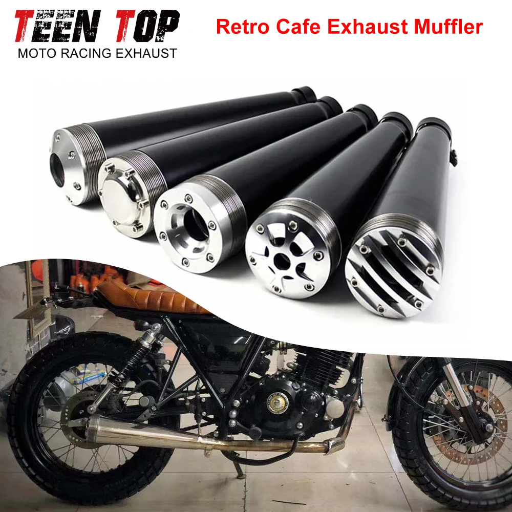 38mm 40mm 43mm 45mm Retro Cafe racer Motorcycle Exhaust Muffler Connection Pipe For CG125 GN125 cb400ss sr400 Tail Exhaust
38mm 40mm 43mm 45mm Retro Cafe racer Motorcycle Exhaust Muffler Connection Pipe For CG125 GN125 cb400ss sr400 Tail Exhaust